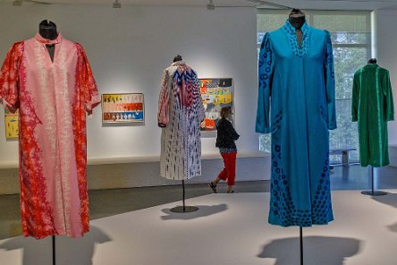 60-talsmode på Artipelag Klänningar av Maud Fredin-Fredholm i Artipelags utställning 