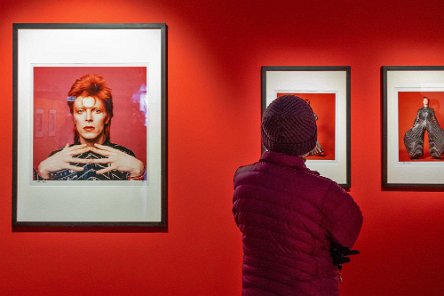 Kulturhuset Utställning av japanen Masayoshi Sukitas foton av David Bowie.