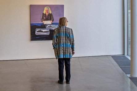 Sorgearabete – Lena Cronqvist 201002 Lena Cronqvists skapade en serie målningar 2001, Vita Ark, där hon sörjer sin nyligen bortgångne man, författaren Göran Tunström.