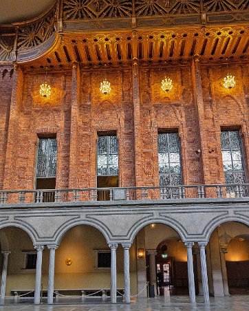 Stockholms stadshus Stadshusorgeln i Blå hallen placerades på en särskild läktare under taket i Blå hallen och kunde invigas 1925. Denna piporgel är med sina 10 271 pipor och 135...