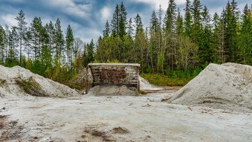 Nedlagt kalkbrott Nedlagt kalkbrott i Djupviksbergets naturreservat