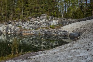 Kalkbrottssjö Vattenfyllt kalkbrott
