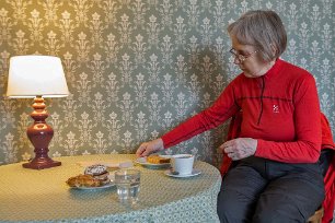 Fikadags Fika i Café Ottilia i Malmköping.