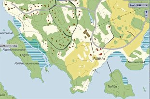 Karta Fållökna naturreservat Promenaden på stigen genom beteshagen kan, innan man viker av mot bron till Lagnö, förlängas cirka tre km med ett besök på närliggande Trollön, som nås via en...