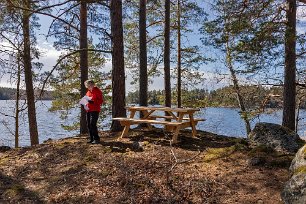 Rastplats Rastplats på Lagnös norra udde.