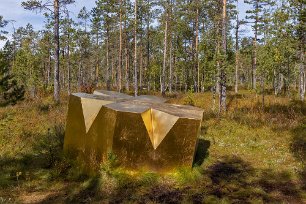 Guldkrona på myrmark En gyllene snöstjärna vid huvudentrén till Hamra nationalpark har i sin tredimensionella form dubbel betydelse. Den blir en krona – symbolen för Sveriges...