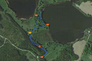 Spårlogg i Herrökanäs naturreserat Screenshot