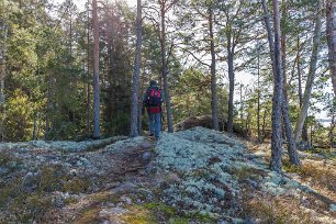 Torparudden Lederna i naturreservatet är bra markerade.