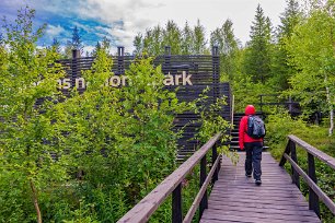 Skuleskogens nationalpark Entré Väst till Höga Kustens nationalpark.