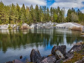 Djupviksbergets naturreservat 5 maj 2020 Naturreservatet ligger på ett litet berg med kalksten i bakgrunden. Pga den kalkrika marken mycket artrikt; 20 hotade...