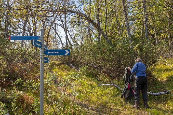 Vändpunkt Framme vid Öjönån vänder vi tillbaka.