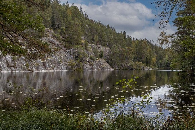 Mellan-Marviken-vy Mellan-Marviken plåtad från rastplatsen.