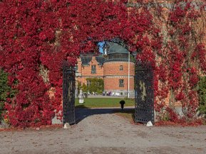 Utflykt till Rockelstad slott Utflykt 9 oktober 2015 till Rockelstad, ett nationalromantiskt nyrenässansslott vid Rockelstaviken av Båven.